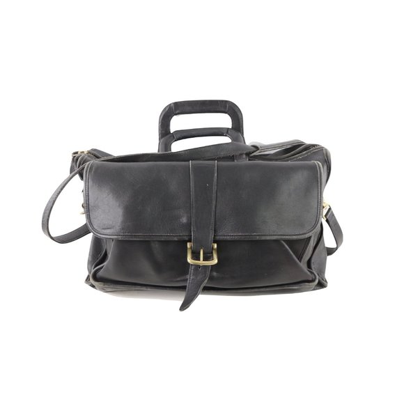 Vintage 90s Coach Harrison Briefcase Bag Black